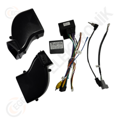 PEUGEOT 301 CITROEN C-ELYSEE 2014-2019 CR456S ÇERÇEVE GÜMÜŞ 9.7'' (RS-083)