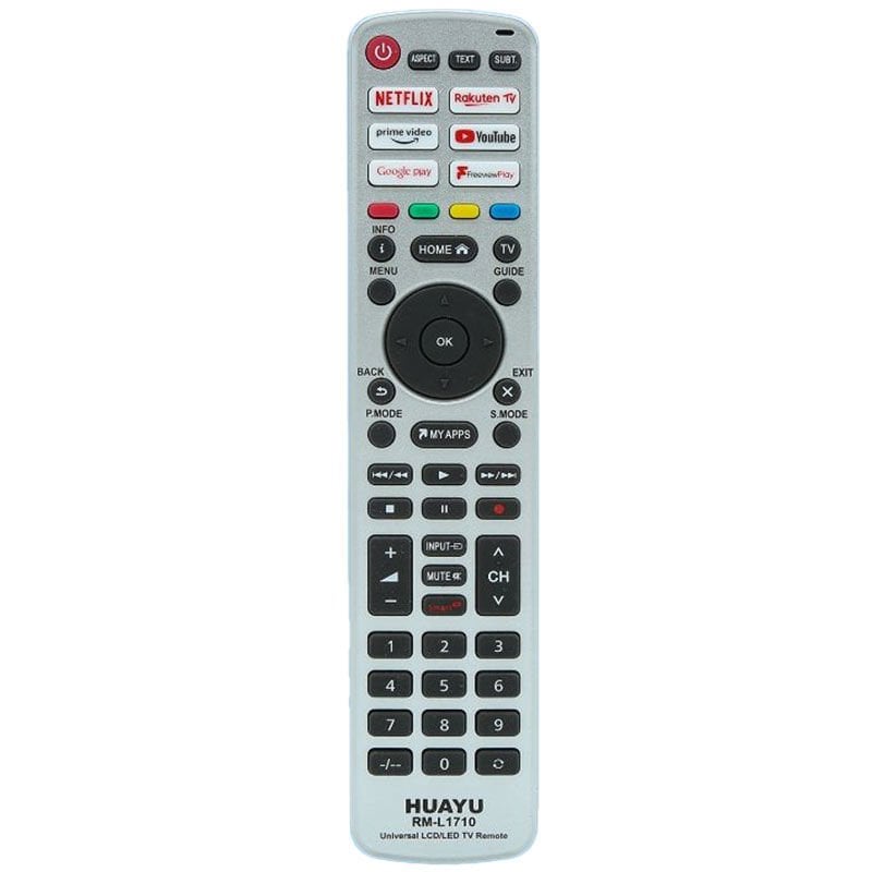 HUAYU KL RM-L1710 NETFLIX-PRIME VIDEO-YOUTUBE-RAKUTEN TV-GOOGLE PLAY TUŞLU LCD LED TV KUMANDASI