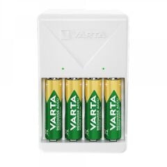 Varta 4XAA 2100 Mah Pilli Beyaz Plug Pil Şarj Ci̇hazı