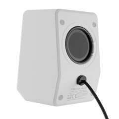 Mikado MD-178 2.0 3W*2 Beyaz RGB Aydınlatmalı USB + 3.5mm USB 5V Speaker Hoparlör