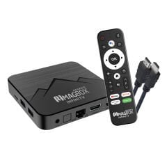 MAGBOX MAGROID INFINTY 64 GB HDD 4 GB RAM BLUETOOTH 5G SES KOMUT KUMANDALI DAHİLİ WİFİ ANDROID TV BOX