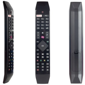 LED TV KUMANDA ORJİNAL ORİJİNAL KL VESTEL NETFLIX-MOR TUŞLU YENİ ÜSTÜ CAMLI-HITACHI RC 49141