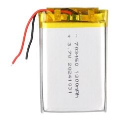 PowerMaster 703450 3.7V 1300mAh Lityum Polimer (Li-po) Batarya Ciklet Pil