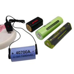 PowerMaster PM-29723 4.2V 1A Manyetik USB Şarj Kablosu Büyük Lityum Piller İçin Portatif Şarj Çözümü