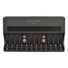 Beston C9028WL AA/AAA/9V/C Boy/D Boy/Lion Hızlı Pil Şarj Cihazı