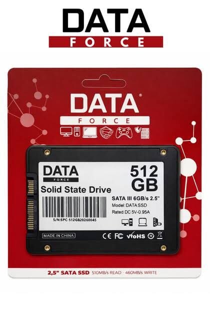 DATA FORCE 512 GB SOLİD STATE DRİVE  2.5'' SATA SSD