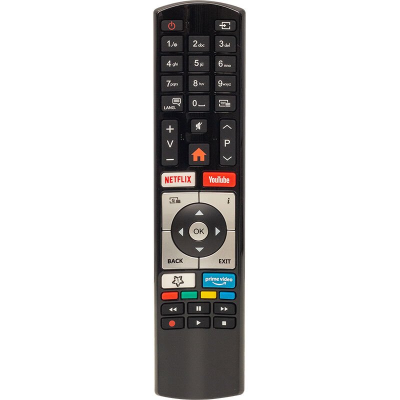 NETFLIX-YOUTUBE-PRİME VİDEO TUŞLU LCD-LED TV KUMANDA YAZISIZ KL VESTEL RC4318P