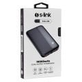 S-LINK IP-G10N SİYAH MICRO+TYPE C GİRİSLİ 10000MAH TASINABİLİR SARJ CİHAZI POWERBANK