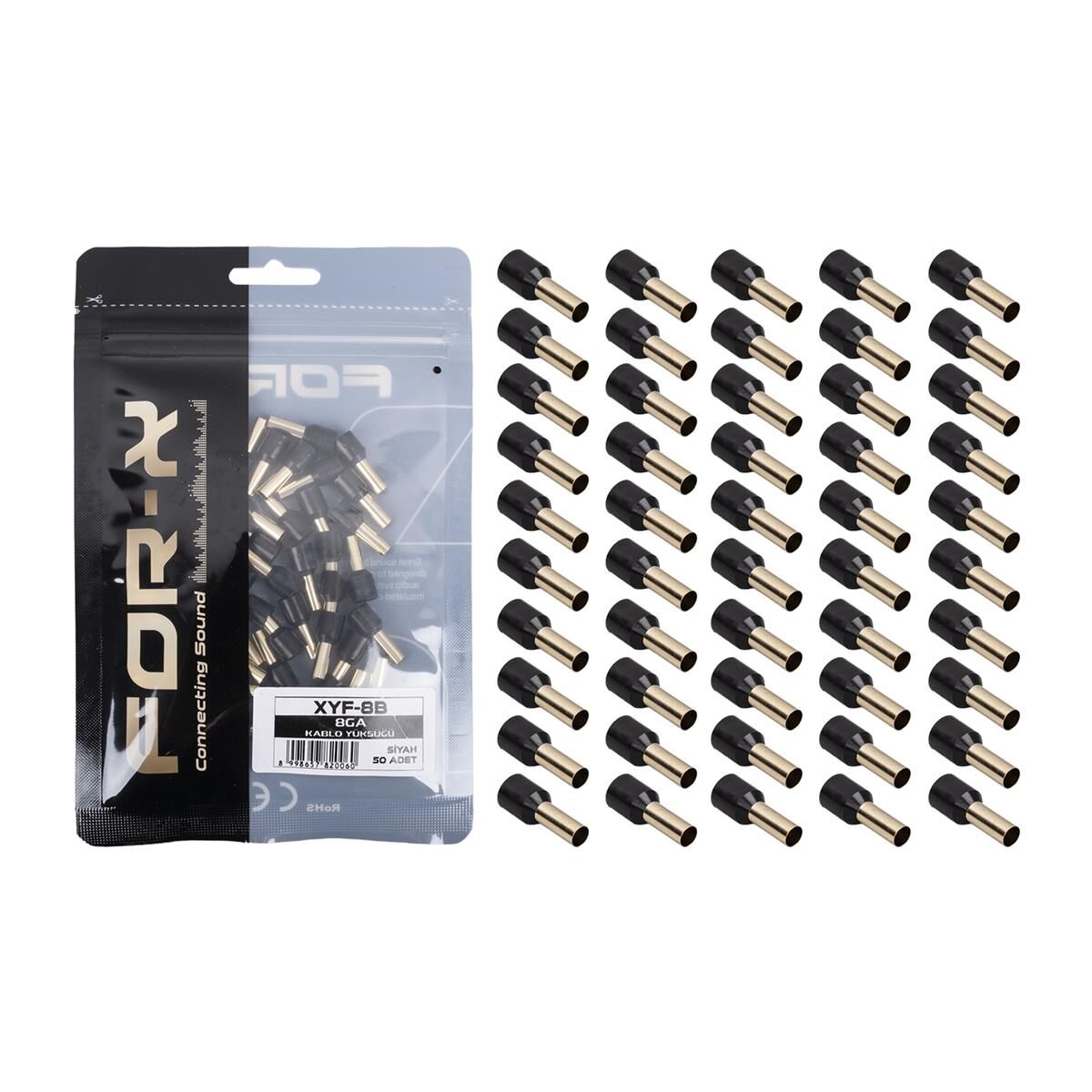 FOR-X XYF-8B 8GA KABLO YÜKSÜĞÜ 50 Lİ PAKET