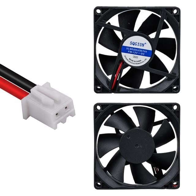PowerMaster PM-23508 Fırçasız DC Fan 80x80x25mm 12 Volt 2 Pin