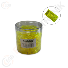 GABBLE GAB-CLR EZRJ45 CAT6 RENKLİ KONNEKTÖR 100LÜ (AVD-10) SARI