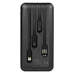 Powerway TX108 Dijital Göstergeli 4 Çıkışlı 10000 Mah Powerbank Siyah