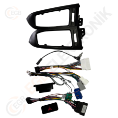 HYUNDAI SANTAFE TESLA HIGH 2006-2012 CR564S ÇERÇEVE GÜMÜŞ 9.7' (RS-089)