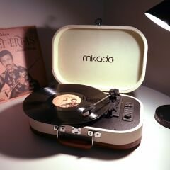 Mikado Nostalgia MN-101 Pikap Fil dişi Usb+RCA+Bluetooth Destekli Müzik Kutusu