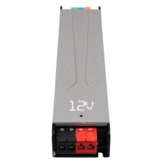 PowerMaster PM-26841 12 Volt 20 Amper 240 Watt Slim Metal Kasa Adaptör Voltaj Göstergeli 238x51x30mm