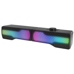 Rampage Arty X13 2.0 Bluetooth'lu Rms 3W*2 RGB Işıklı Multimedia Usb 5V 45dB Gaming Oyuncu Speaker