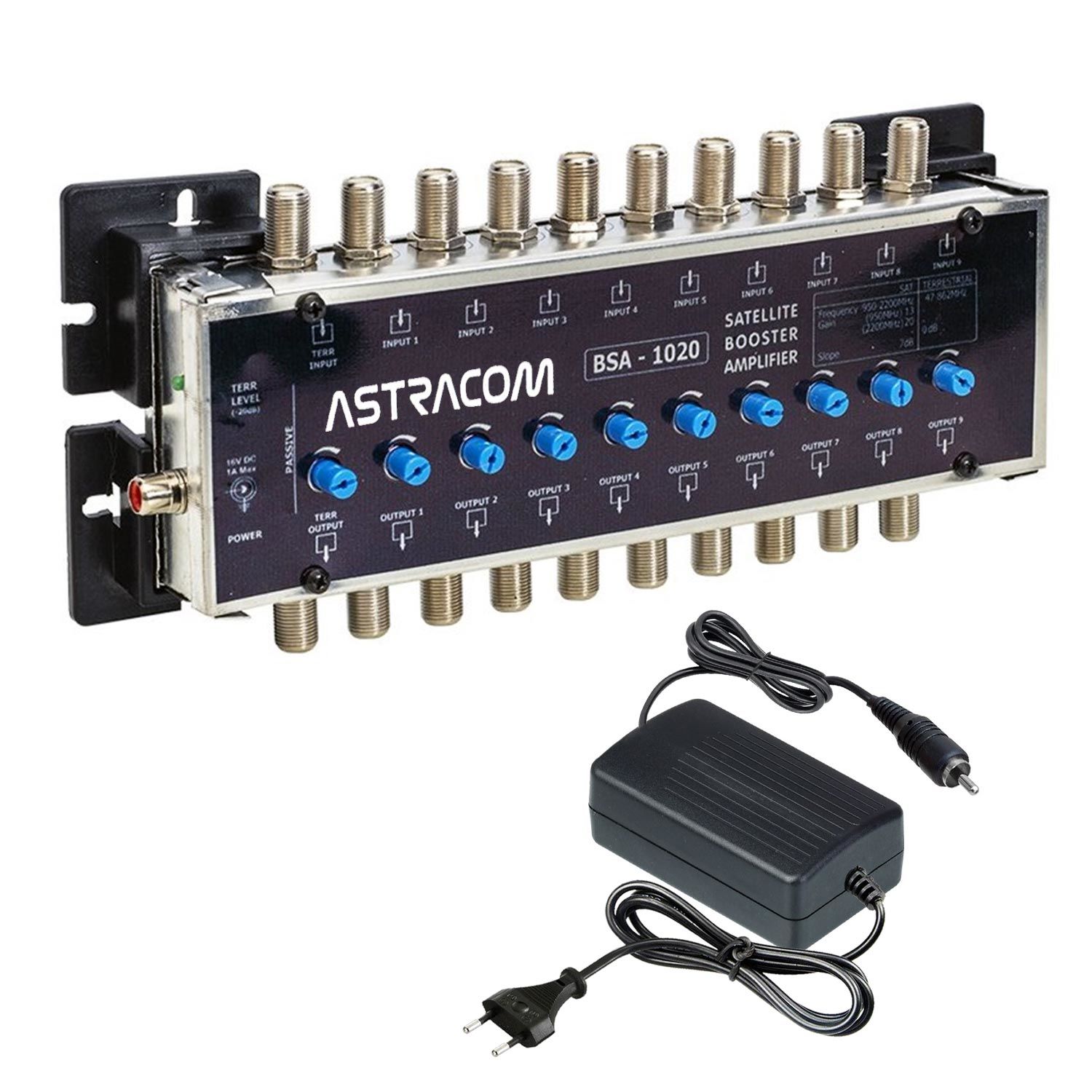 ASTRACOM BSA-1020 Anten Santral Amplifier Yükseltici Ayarlı 20Db