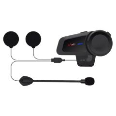 Powermaster M2 Motosiklet Bluetooth Intercom Kulaklık 6 Kişi Destekli