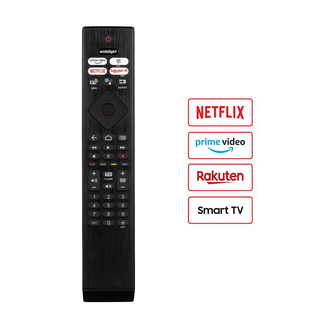 HUAYU KL PHILIPS PH-V4 NETFLIX-RAKUTEN TV-PRIME VIDEO TUŞLU SES KOMUTLU LCD LED TV KUMANDA