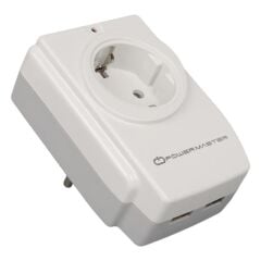 PowerMaster PM-18721 16 Amper - 3680 Watt Tekli Çocuk Korumalı 2 USB'LI 1400 Joule Akım Korumalı Priz
