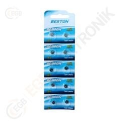 BESTON AG1 LR6261/LR60 Alkalin Pil Düğme (10'lu Paket)