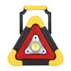 STARMAX SM-8009 500 LUMEN SOLAR ŞARJLI ÇOK FONKSİYONLU REFLEKTÖR IŞIKLI İKAZ LAMBASI