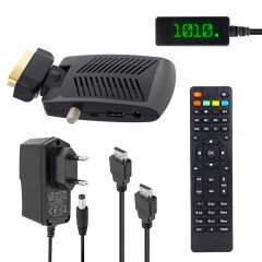 PLATO MULTI MINI SCART HD DISPLAY GÖZLÜ UYDU ALICISI