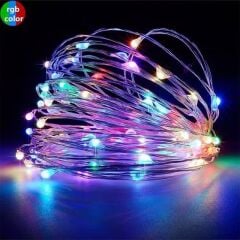Powermaster PM-2559 3*AA Pil RGB 5 Metre Kablolu Bağ Led