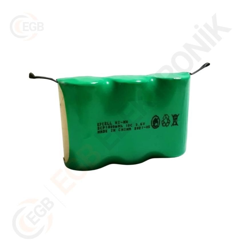 EFCELL SPC 1800 mAH 3.6V SÜPÜRGE PİLİ