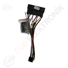 Hyundai IX35/TESLA 2010-2017 CR319B ÇERÇEVE SİYAH 9.7'' (RS-077)