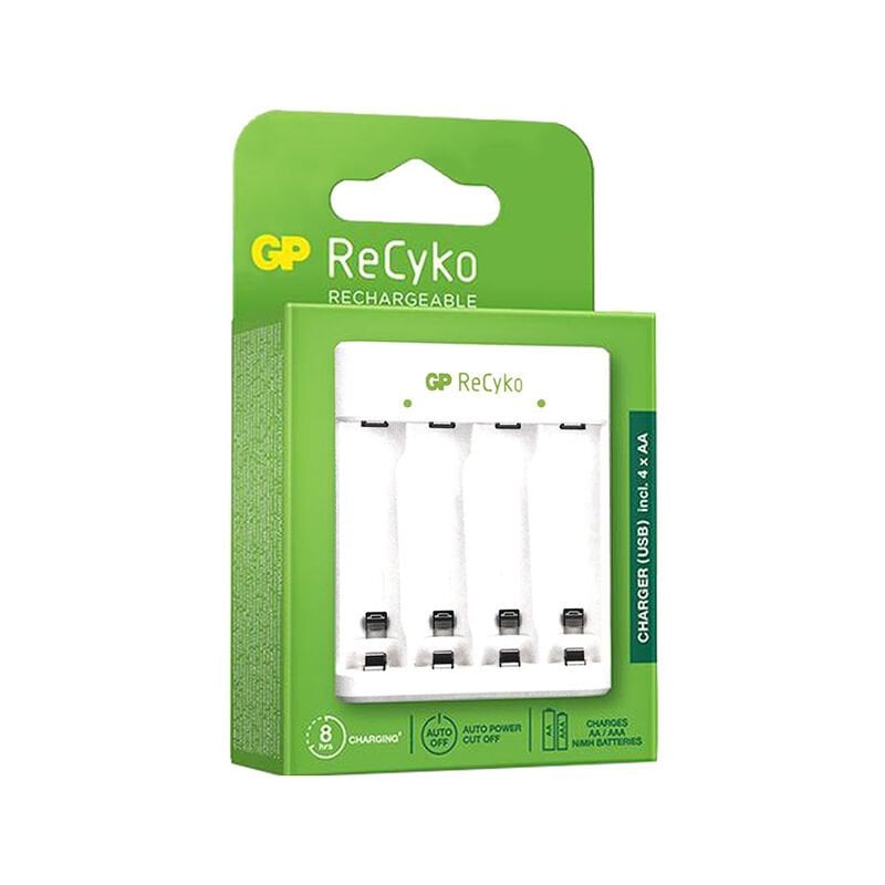 GP E411 AA 4'LÜ USB PİL ŞARJ CİHAZI (PİLSİZ)(GPE411-2MTBB1)