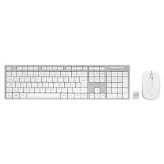EVEREST KM-6063 BEYAZ/GRİ KABLOSUZ Q MULTIMEDYA KLAVYE+MOUSE SET