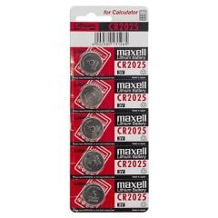 Maxell CR 2025 Lithium Pil 5 li Paket