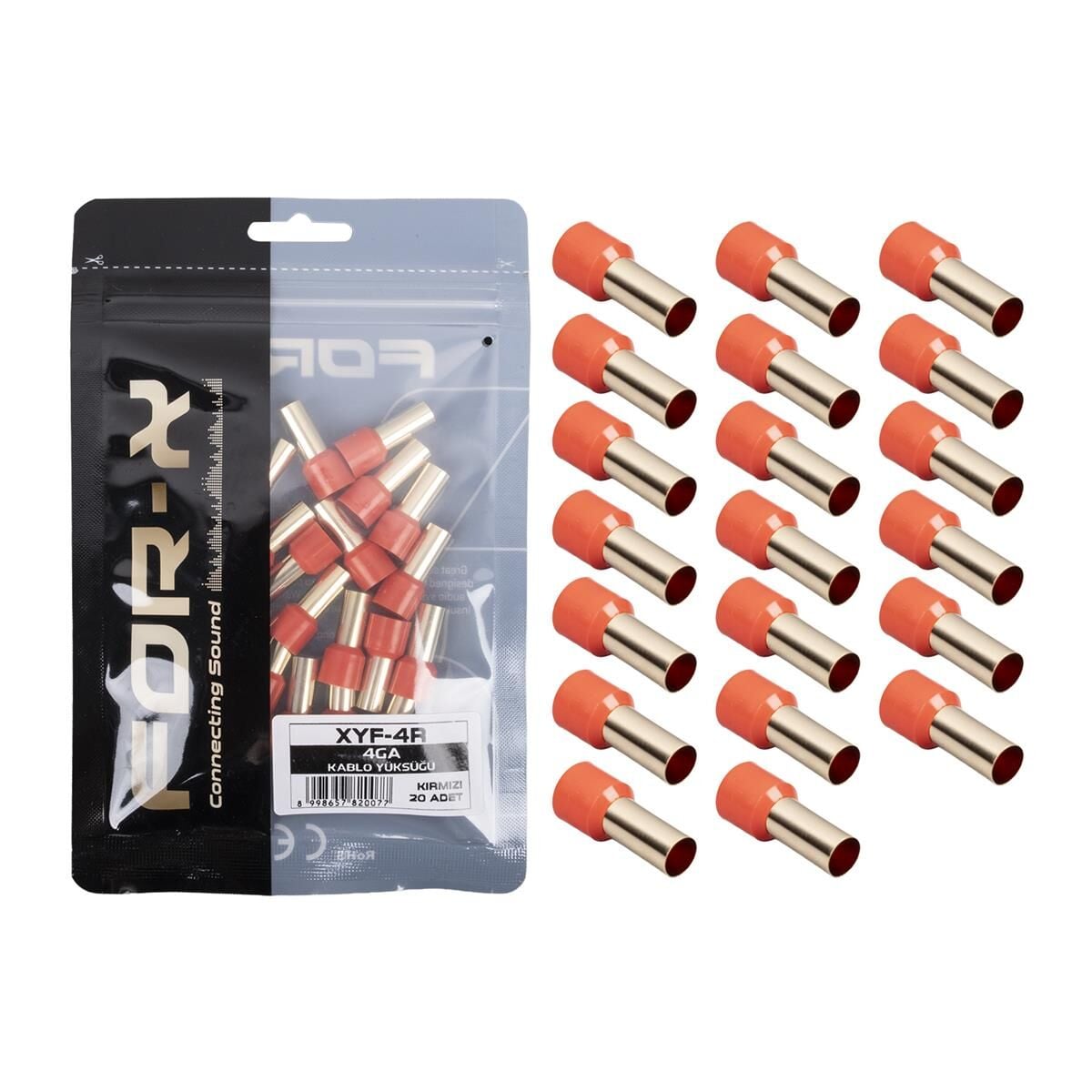 FOR-X XYF-4R 4GA KABLO YÜKSÜĞÜ 20 Lİ PAKET