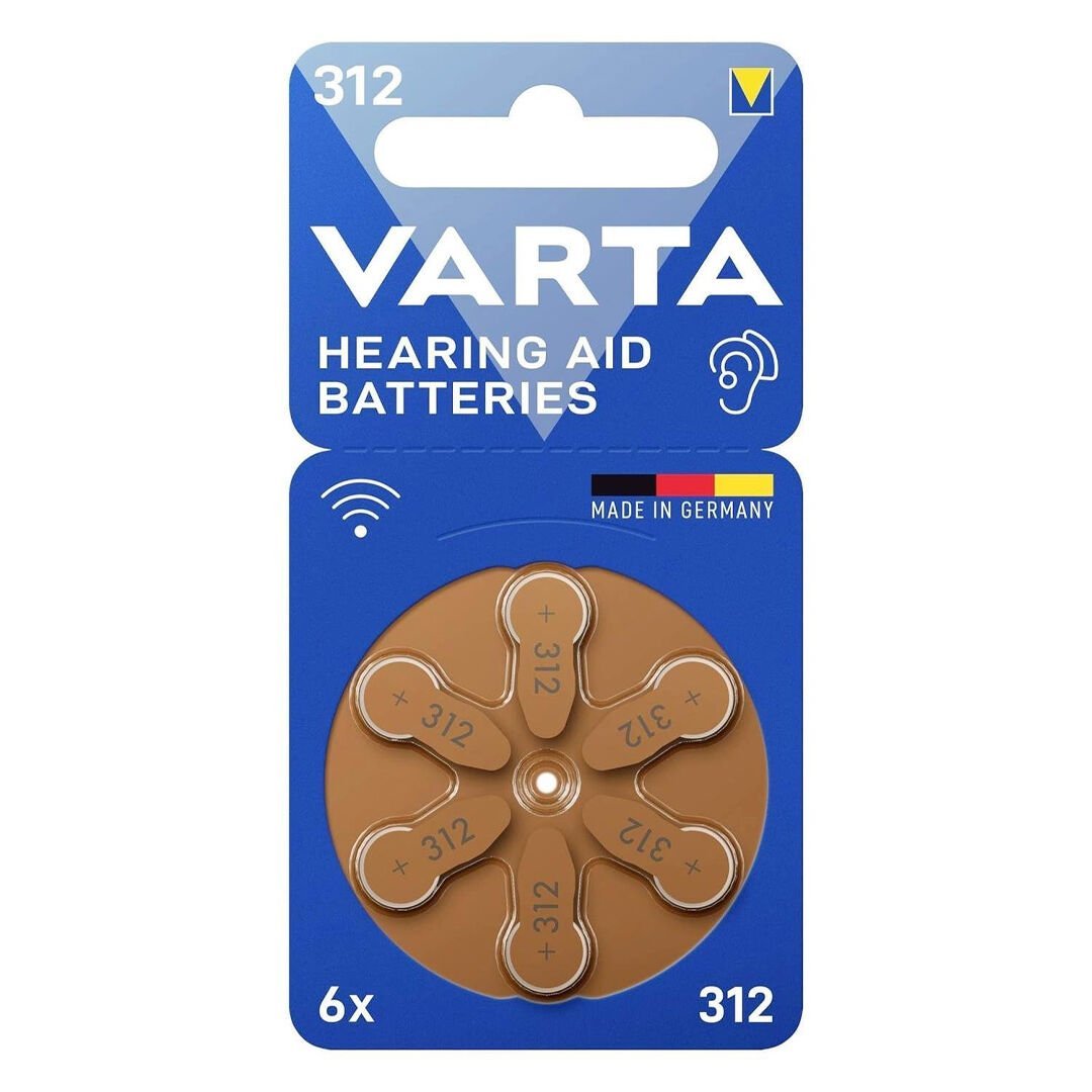 VARTA 312 NO KULAKLIK PİLİ (6'LI PAKET)