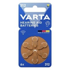 VARTA 312 NO KULAKLIK PİLİ (6'LI PAKET)