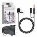 JH-043-A 3.5MM JACK  VE KULAKLIK GİRİSLİ YOUTUBER YAKA MİKROFONU POWERMASTER
