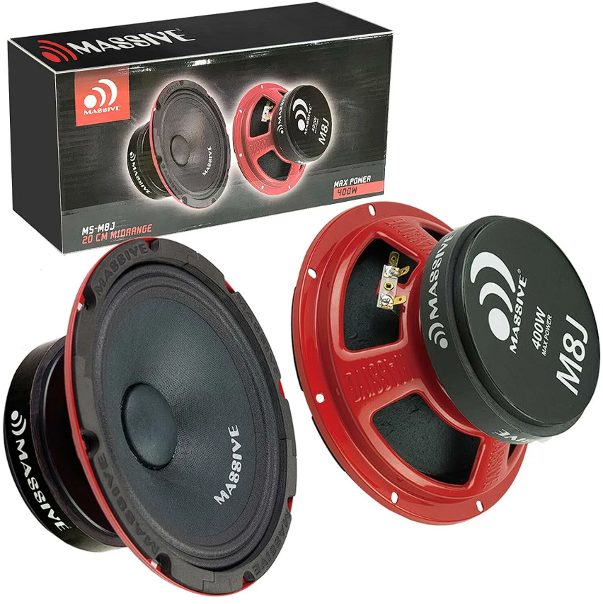 OTO MIDRANGE 20CM 400W 2 ADET MASSIVE MS-M8J