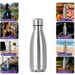 Sunup SN-25711 Şişe Tipi 350 Ml. Paslanmaz Çelik Termos