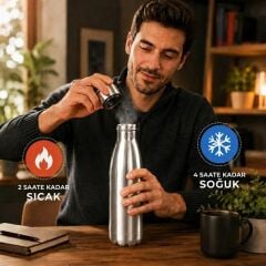 Sunup SN-25712 Şişe Tipi 750 Ml. Paslanmaz Çelik Termos