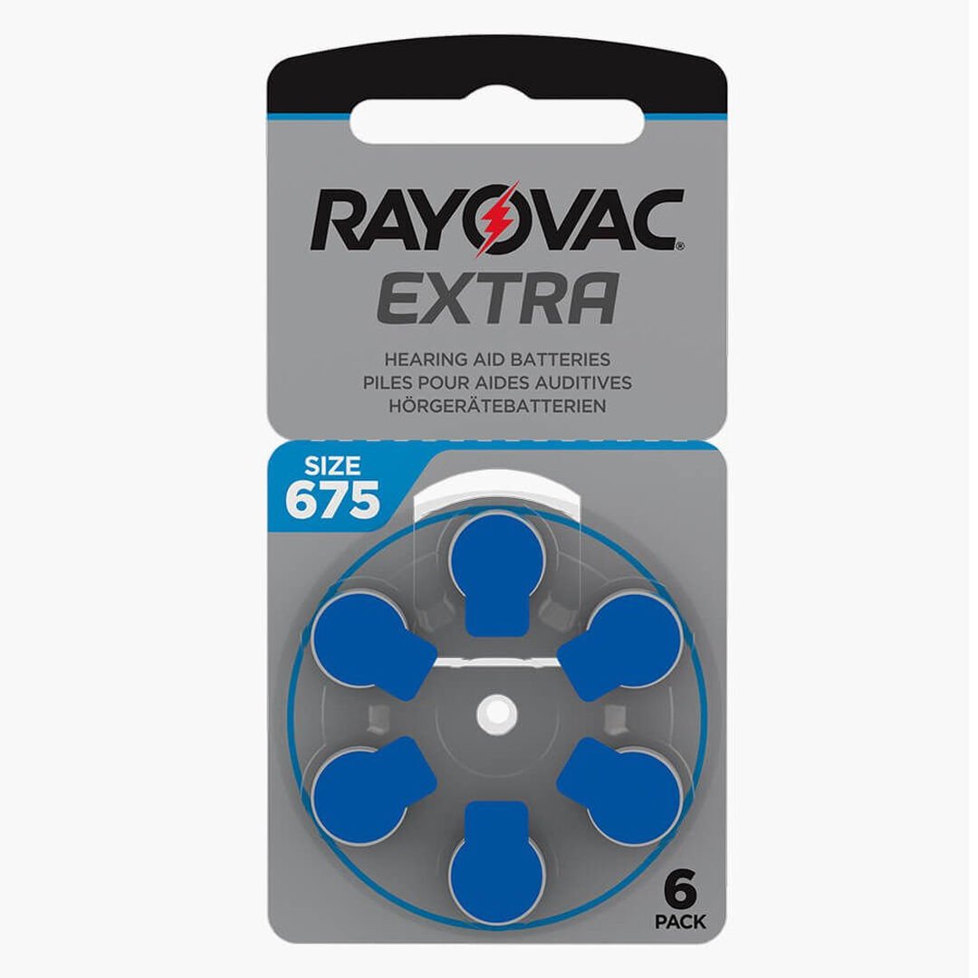 RAYOVAC 675 NO KULAKLIK PİLİ (6'LI PAKET FİYATI)