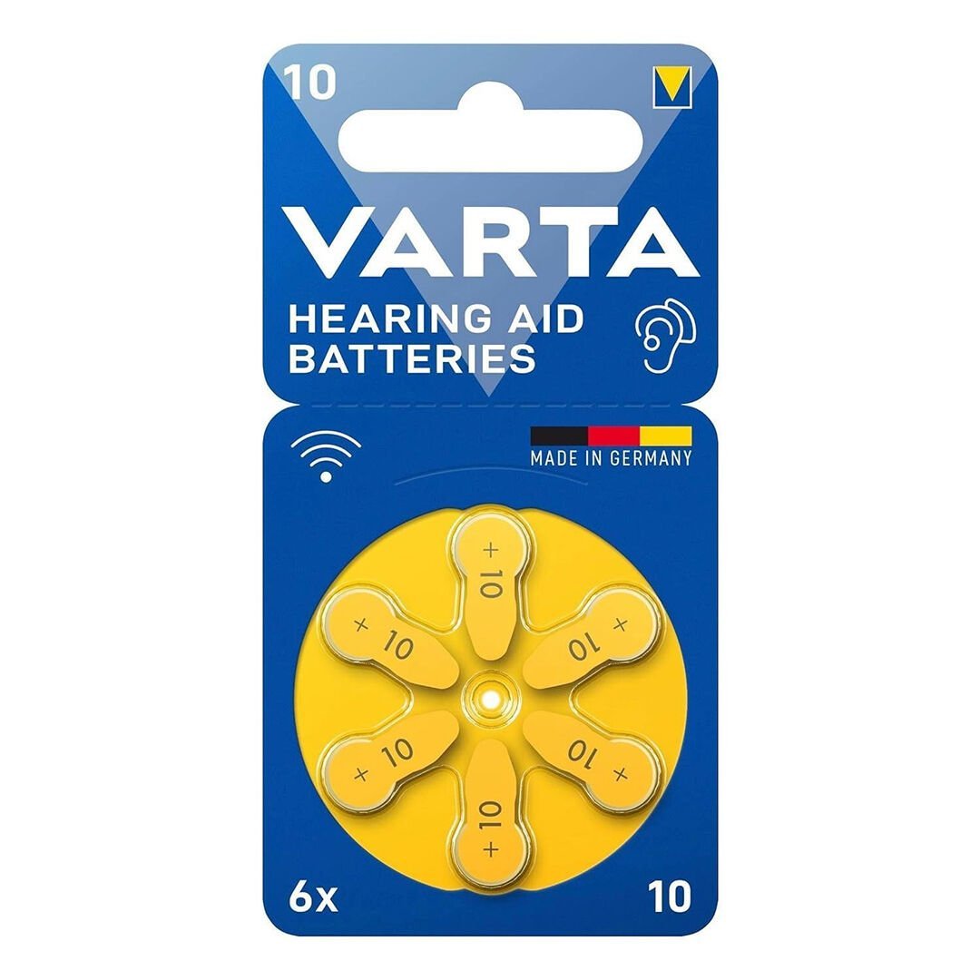VARTA 10 NO KULAKLIK PİLİ (6'LI PAKET)