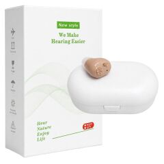 Sunup SN-37862 Ayarlanabilir Ses Hassasiyetli Akıllı Kulak İçi İşitme Cihazı Ten Rengi Tek Taraflı