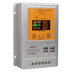 Powermaster PM-PT30A 12V-24V 30 Amper MPPT 4 USB'li Dijital Alüminyum Kasa Solar Şarj Regülatörü