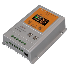 Powermaster PM-PT30A 12V-24V 30 Amper MPPT 4 USB'li Dijital Alüminyum Kasa Solar Şarj Regülatörü