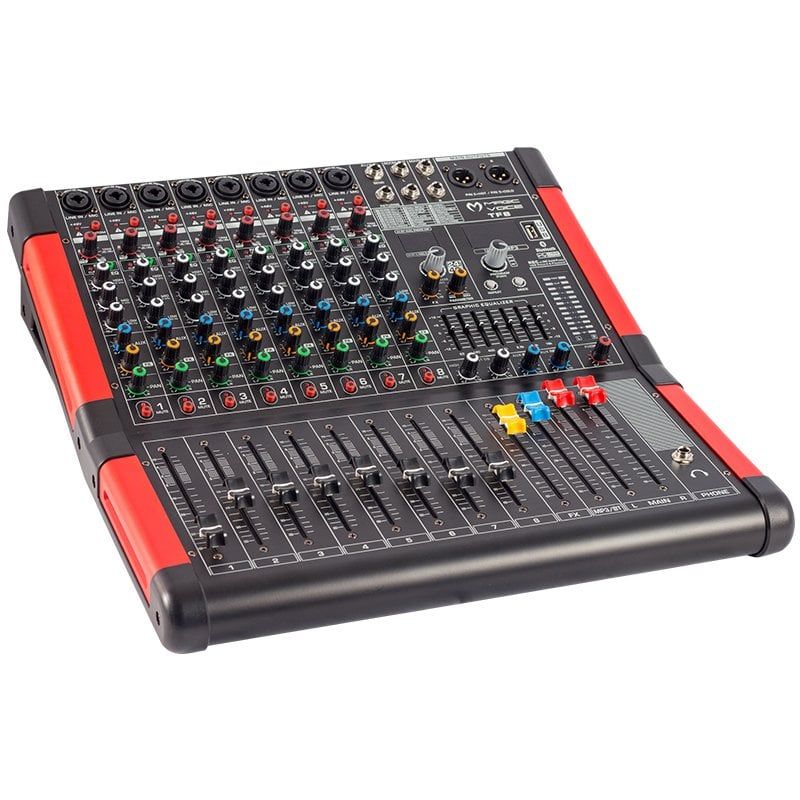 MV-P800 8 CH-USB/BT-DECK MİXER ANFİ MAGICVOICE