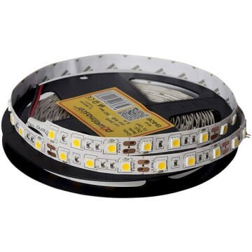 LED SERİT 3 CİPLİ MAVİ İC MEKAN SİLİKONSUZ 60 LED 5 METRE FİYATI POWERMASTER (5050)