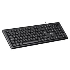 Lenovo Lecoo KB101 USB Kablolu Siyah Türkçe F Klavye (Numpadli)