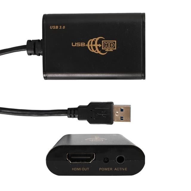 PowerMaster PM-7590 USB 3.0 TO HDMI Görüntü Çevirici Adaptör Audio Ses Çıkışlı 40Cm Kablo