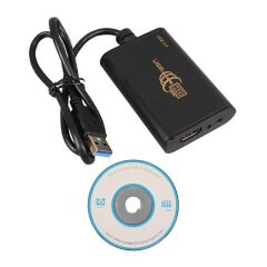 PowerMaster PM-7590 USB 3.0 TO HDMI Görüntü Çevirici Adaptör Audio Ses Çıkışlı 40Cm Kablo